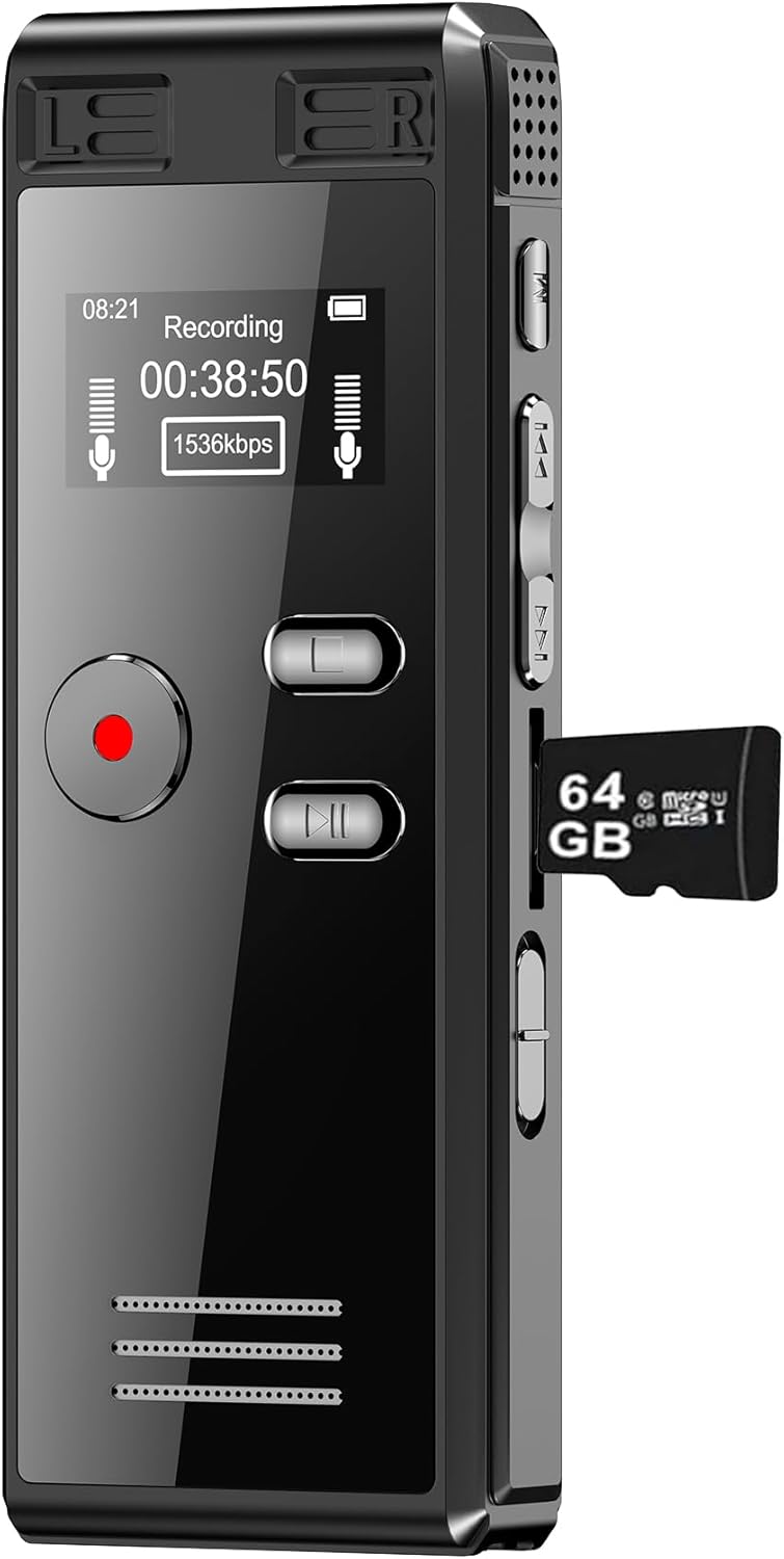 Read more about the article 64GB Digital Voice Activated Recorder Review