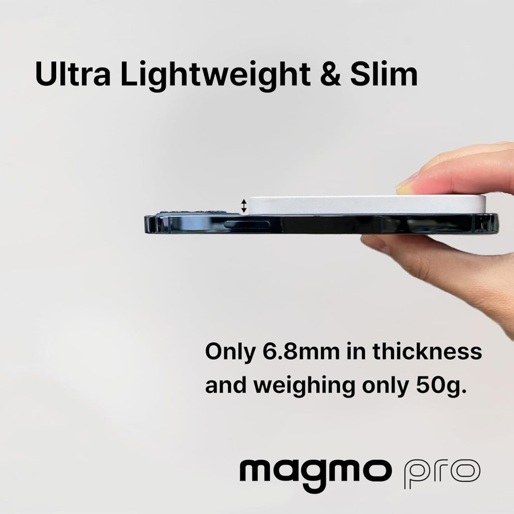 iPhone Call Recorder New Magmo PRO Magnetic Snap-On Call Recorder for iPhone, Voice Recorder,  Audio Recorder (Starlight)