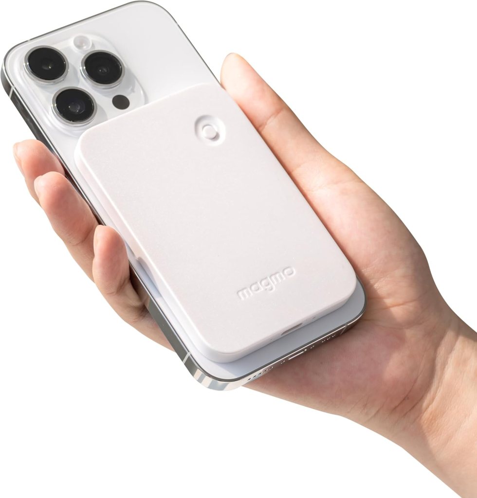 iPhone Call Recorder New Magmo PRO Magnetic Snap-On Call Recorder for iPhone, Voice Recorder,  Audio Recorder (Starlight)