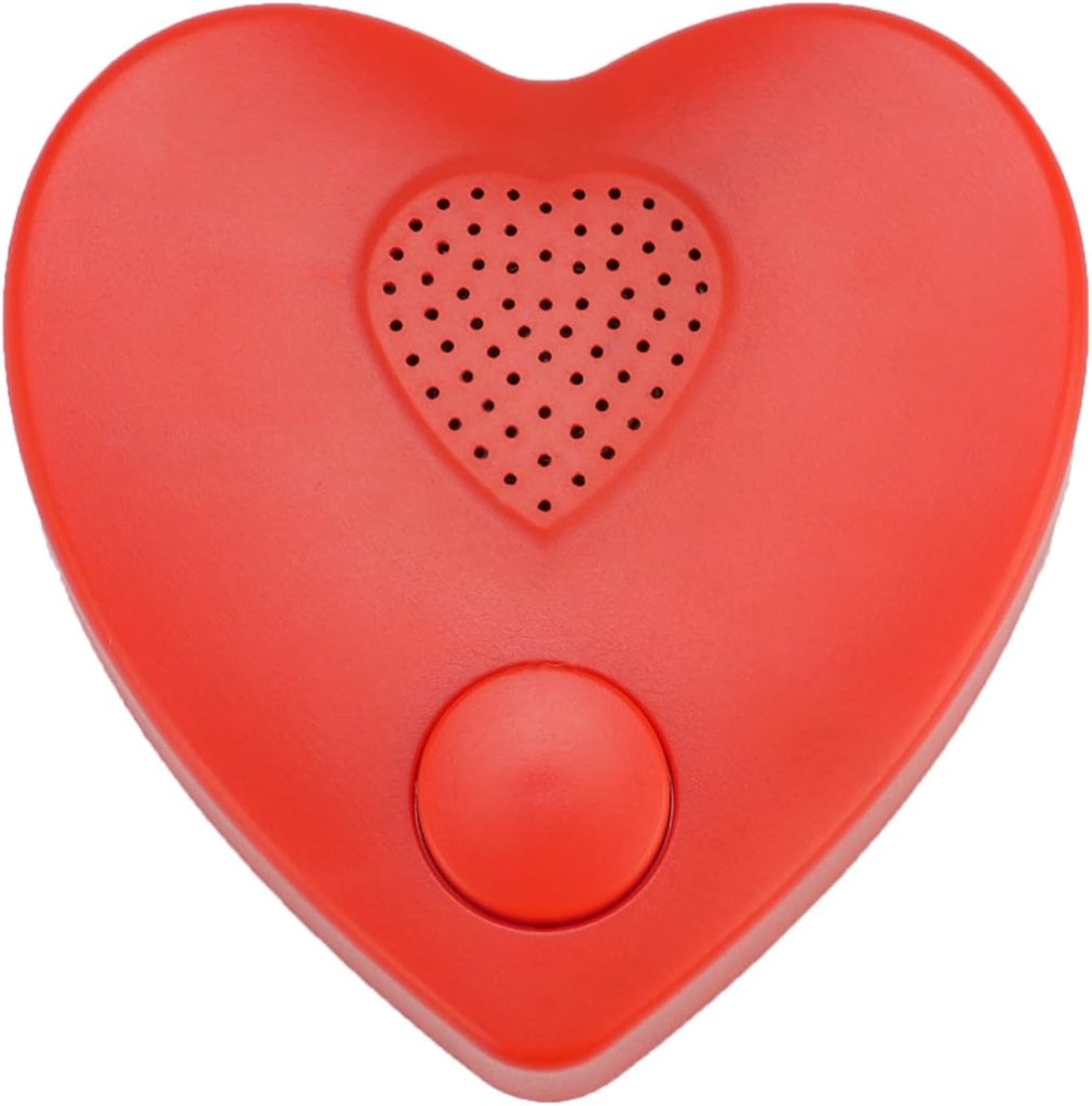 Voice Recorder, 16min USB Downloadable, Recordable Sound Chips Module for Stuffed Animals,Personal Voice Message for Mothers Day Christmas Plush Toy, DIY Creative Presents for Boys, Girls (Red)