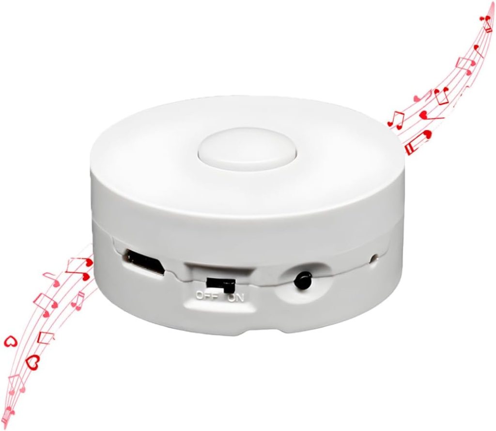 Voice Recorder, 195 Seconds Message Voice Recording, Record Custom Messages for Plush Toys, Stuffed Animals, Baby Dolls, Pillows, USB Rechargeable, Easy to Use