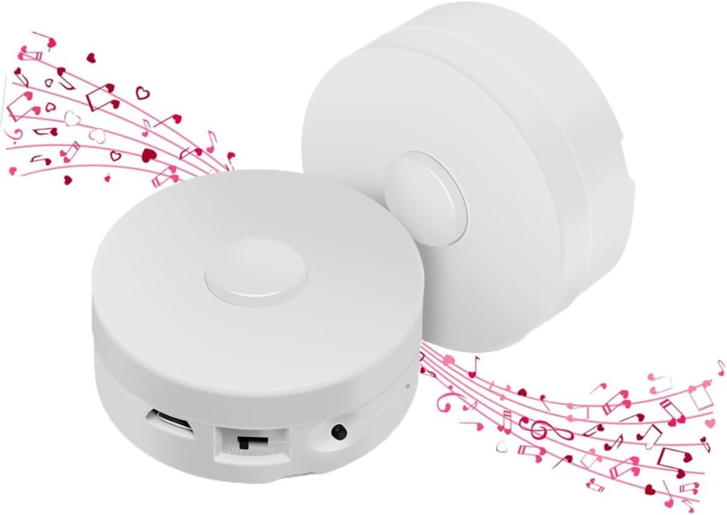 Voice Recorder, 195 Seconds Message Voice Recording, Record Custom Messages for Plush Toys, Stuffed Animals, Baby Dolls, Pillows, USB Rechargeable, Easy to Use