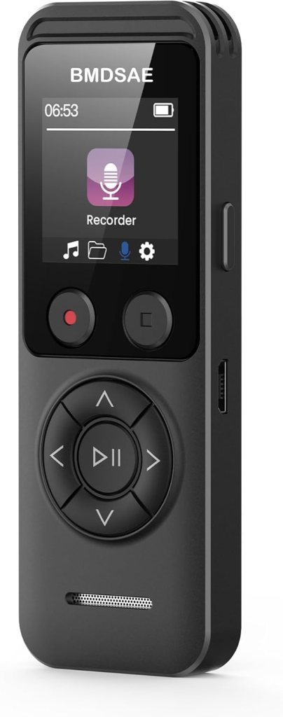 128GB Digital Voice Recorder - Voice Recorder with Playback Dual Microphone 3072 Kbps A-B Repeat Recording Monitoring Noise Reduction Voice Activated Recording 128GB Digital Voice Recorder - Voice Recorder with Playback Dual Microphone 3072 Kbps A-B Repeat Recording Monitoring Noise Reduction Voice Activated Recording