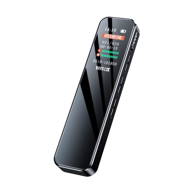 New 64GB Digital Voice Recorder Voice Activated Recorder Mini Voice Recorder Upgraded Small Audio Recorder with MP3USB for Lectures, Meetings, Interviews………