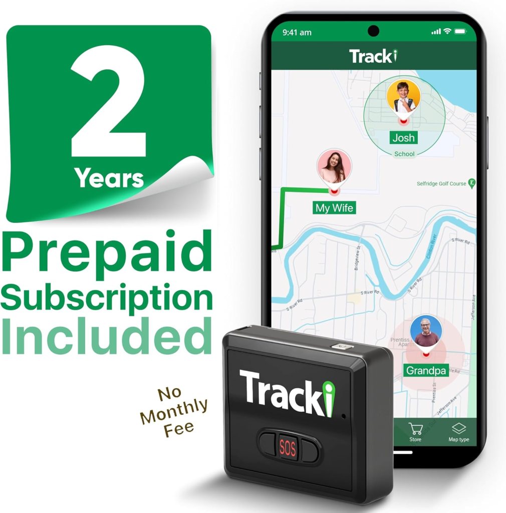 Tracki GPS Tracker for Vehicles No monthly fee, USA Made Tech. 4G LTE Car GPS Tracking Device. Unlimited Distance, US  Worldwide. Small Portable Real time Mini Magnetic. Includes 2 years subscription