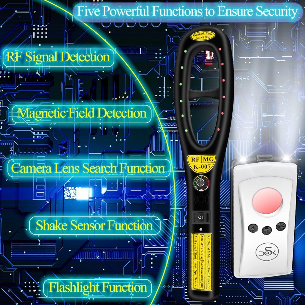 Hidden Camera Detectors, Listening Device Detector Tracker Detector Bug for Car, Hotel, Meeting