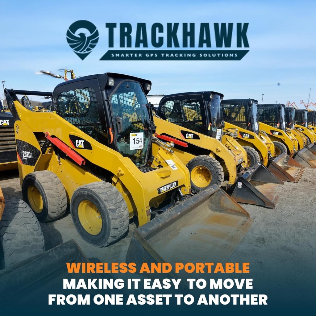 Trackhawk GPS Tracker - Live Fleet Tracking Device, 4G LTE, Wireless Car Tracking for Truck, Trailer, Automotive - User-Friendly Mobile App, Subscription Required - TH07