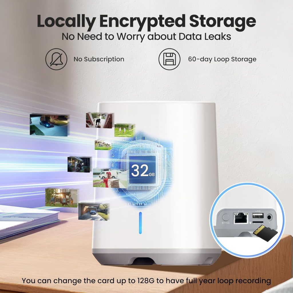 SOLIOM- 5MP Security Cameras Wireless Outdoor, No Subscription,4-Cam Pack, Solar Powered Home Security Camera with 360° Auto Tracking, Pan  Tilt, 3K Color Night Vision,5G  2.4G Router Compatible