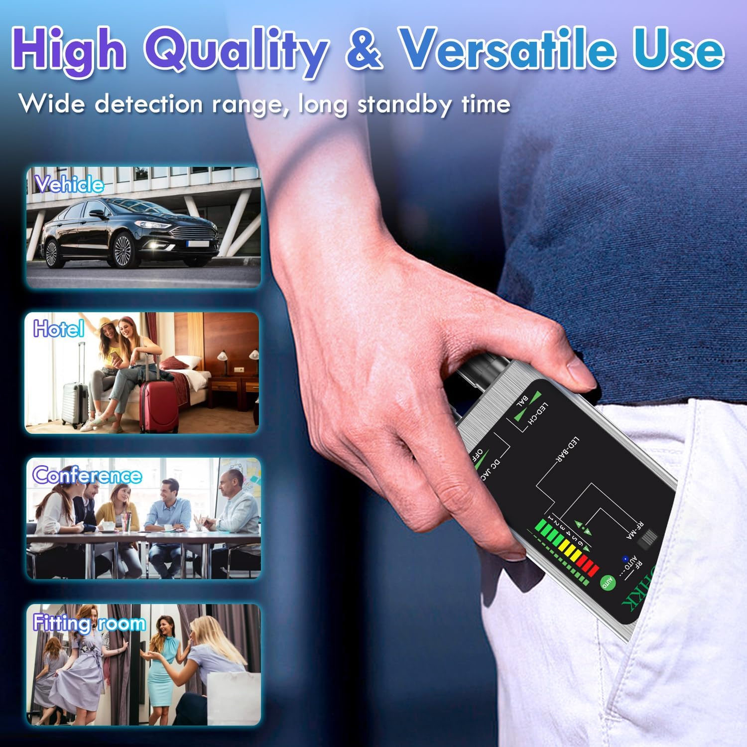 Read more about the article JMDHKK M8000 Hidden Camera Detector Review