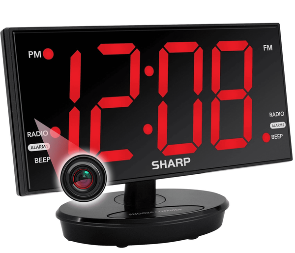 Spy Camera 1080P Hidden Camera Built into a SHARP Alarm Clock Radio Review